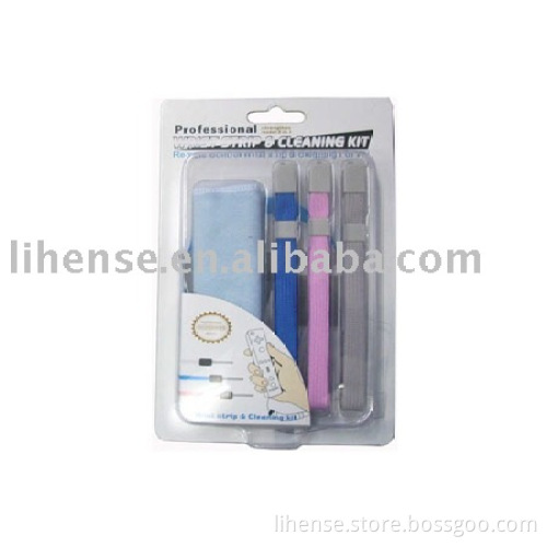 Hand Wrist Strap & Cleaning Kit for Wii